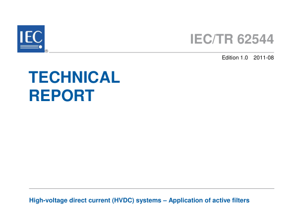 IEC TR 62544:2011 pdfダウンロード