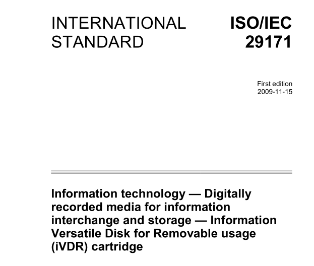 ISO IEC 29171:2009 pdfダウンロード