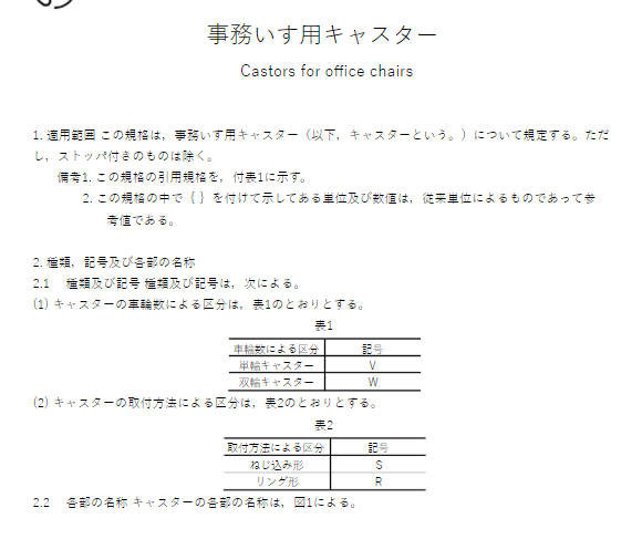 JIS S1038:1994 pdfダウンロード