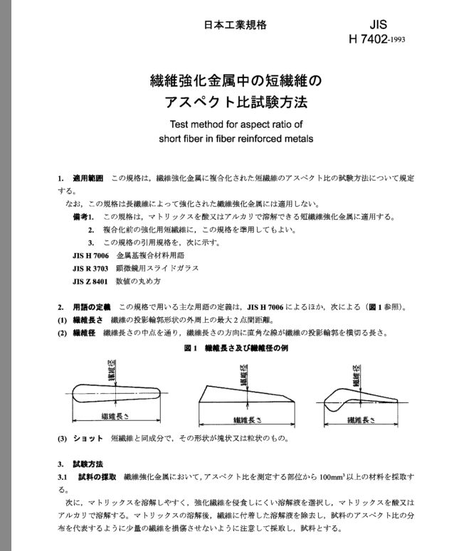 JIS H7402:1993 pdfダウンロード